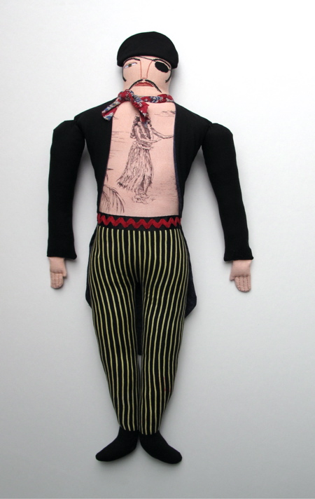 I really adore Mimi Kirchner's tattooed men dolls.